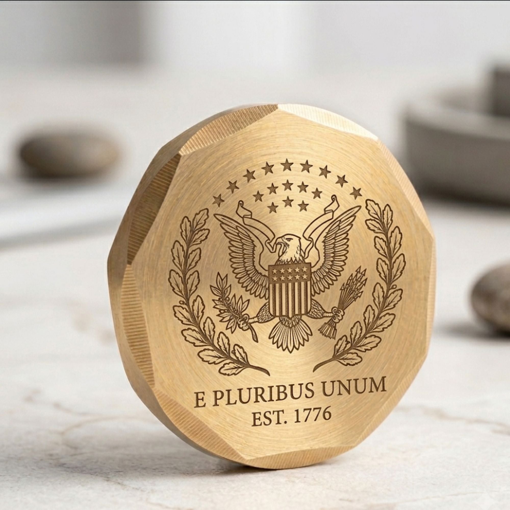 Thick Heavyweight Golf Ball Marker — Custom Engraved