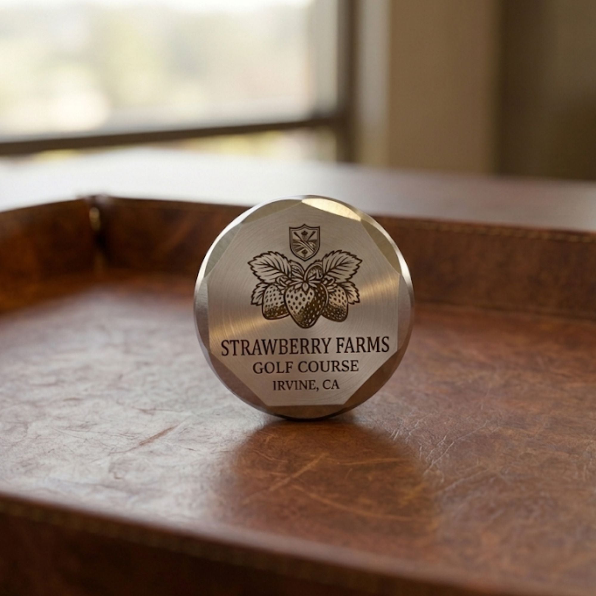 Thick Heavyweight Golf Ball Marker — Custom Engraved