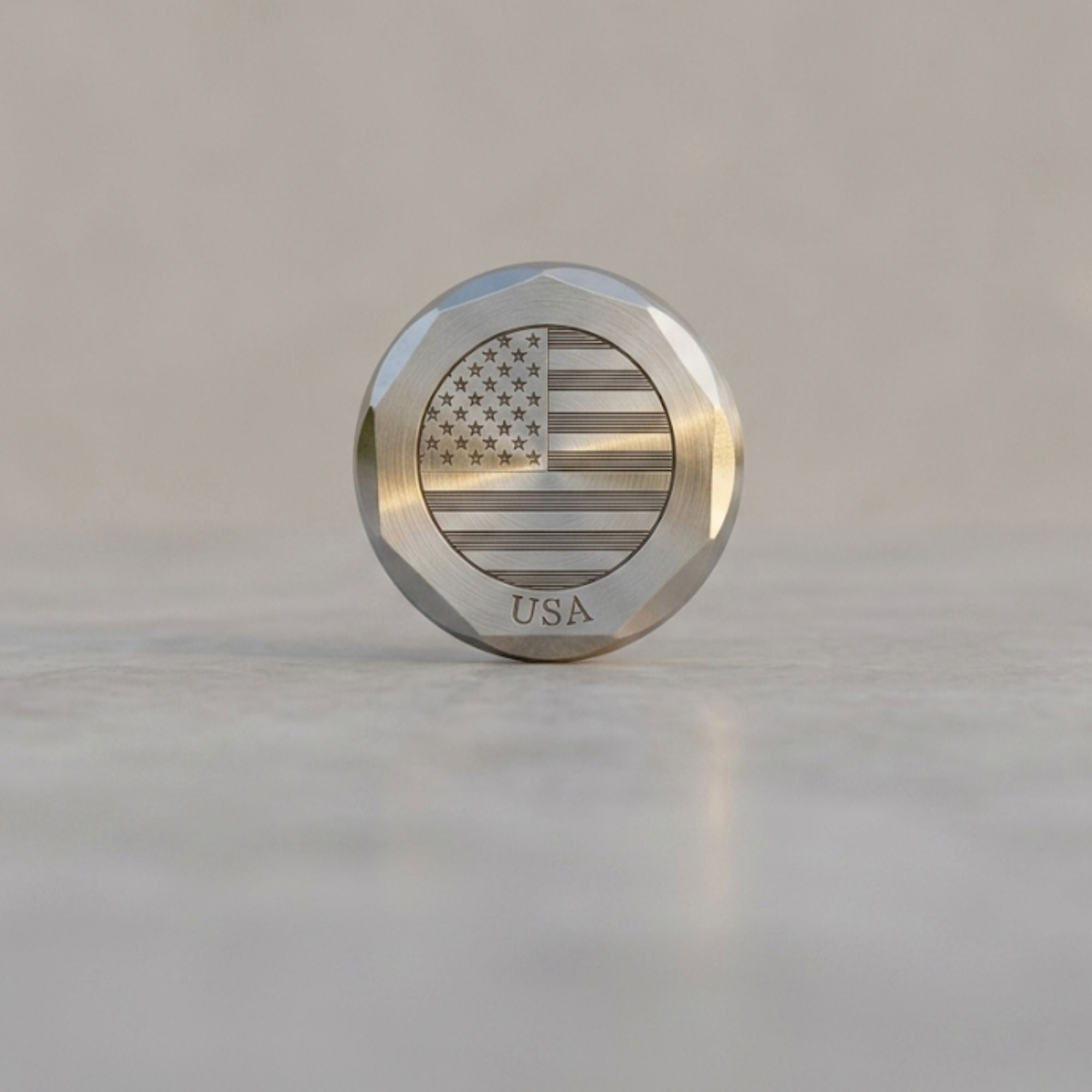 Thick Heavyweight Golf Ball Marker — Custom Engraved