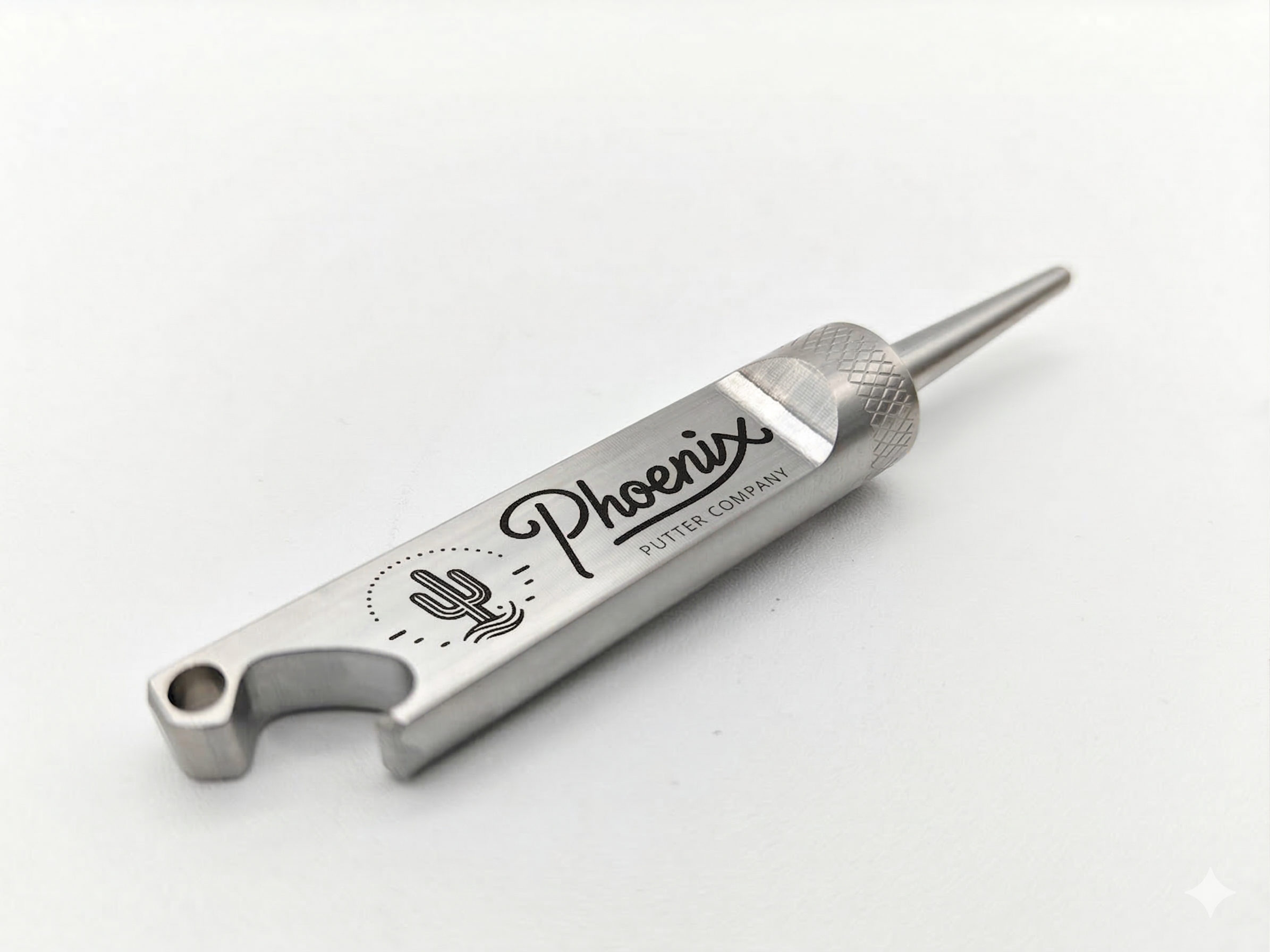Single Prong Divot Tool | Bottle Opener - Phoenix Putter Co - Custom Milled Divot Tool