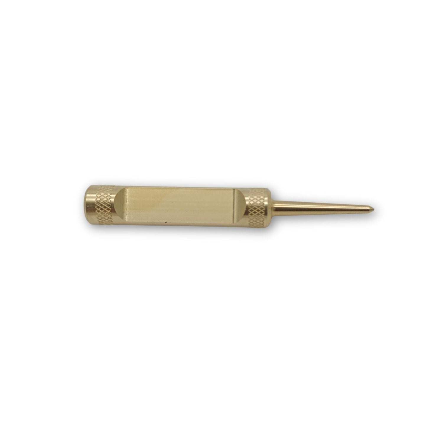 Single Prong Divot Tool Round End – Brass | Phoenix Putter Co