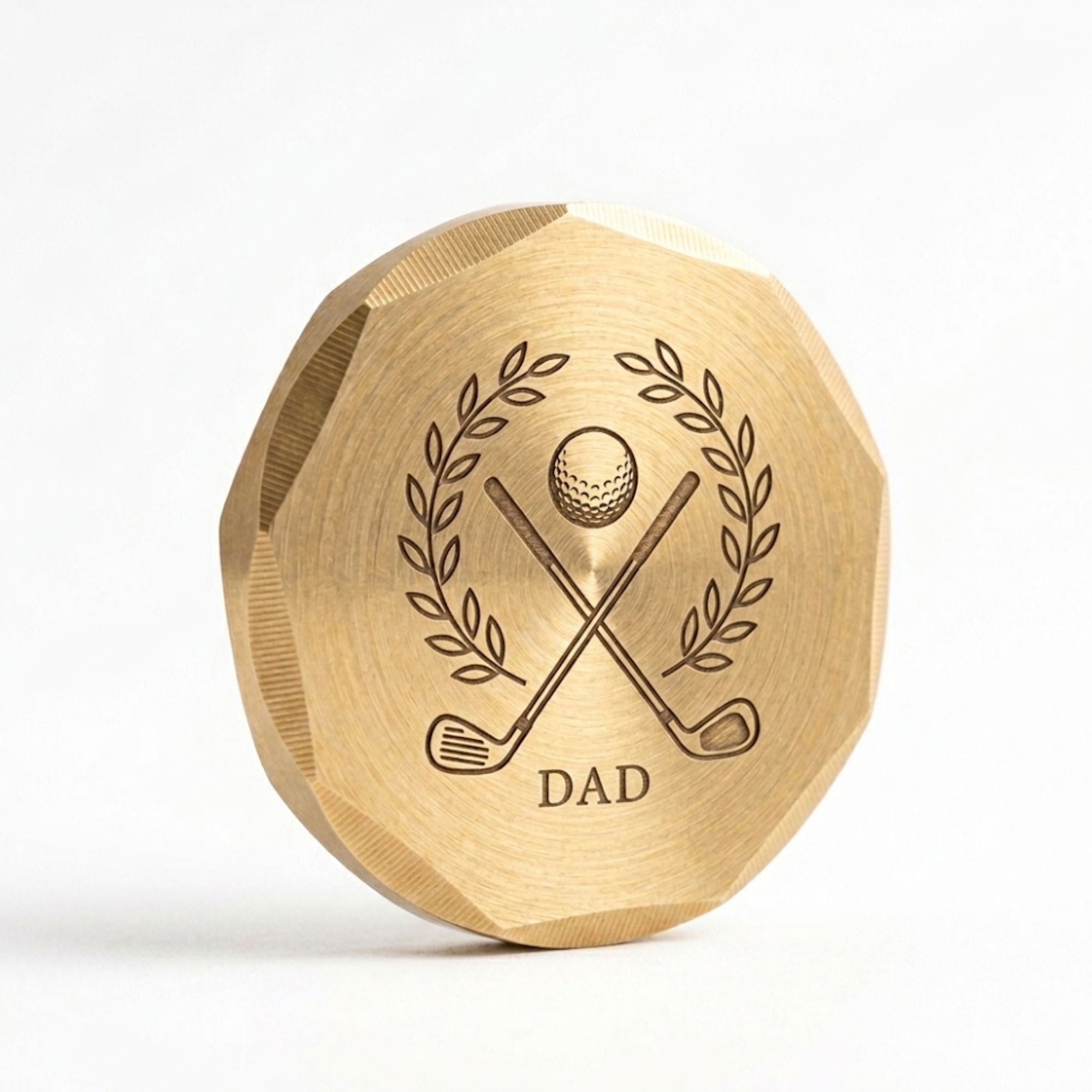 Thick Heavyweight Golf Ball Marker — Custom Engraved