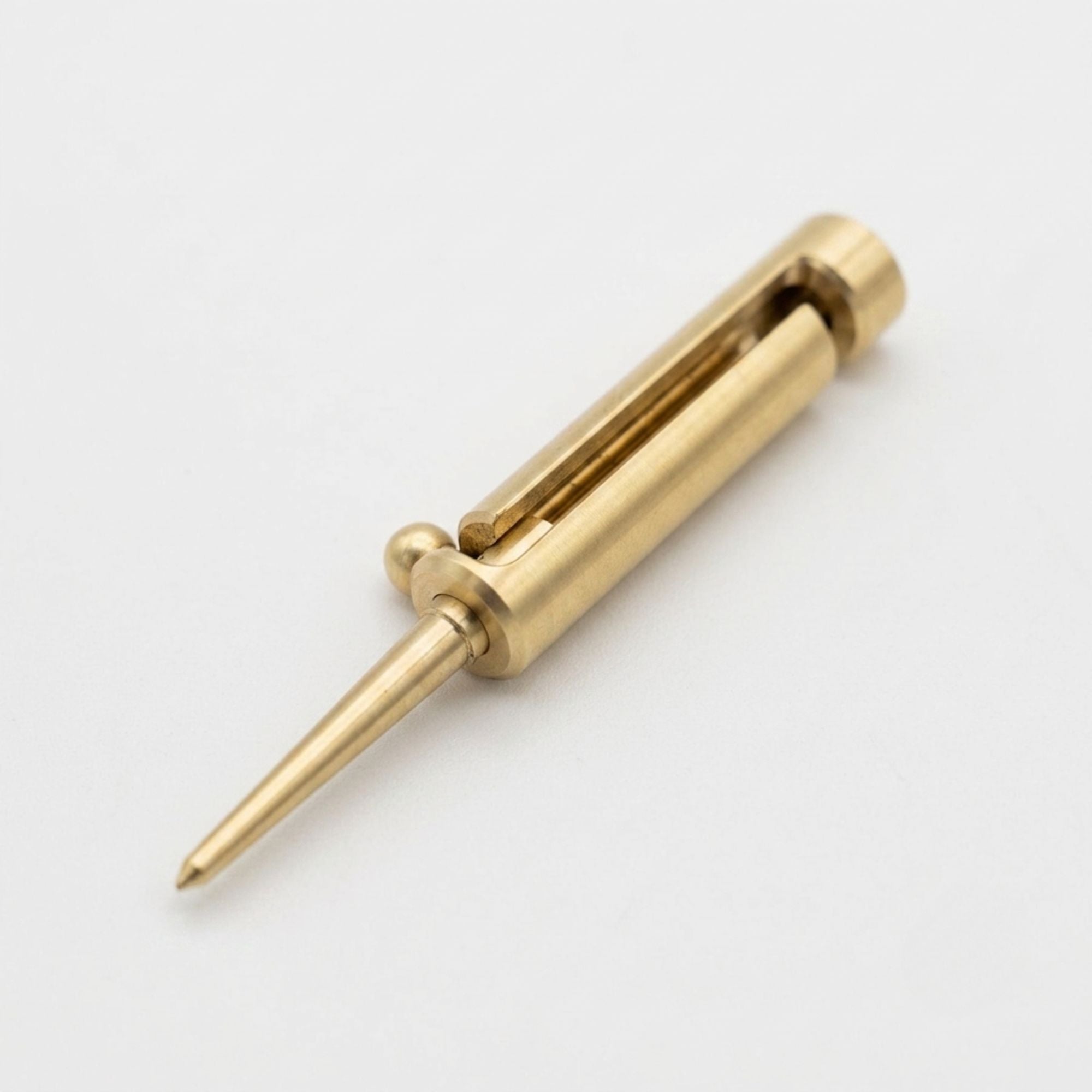 Retractable Single Prong Divot Tool Round Body